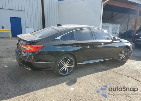 2021 Honda Accord Touring Hybrid из США, поврежденный, VIN 1HGCV3F98MA018883